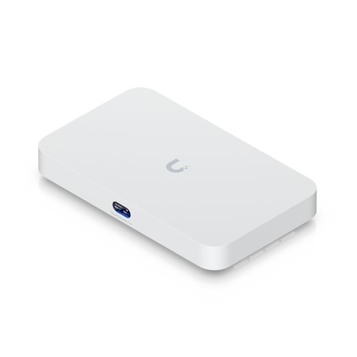 Ubiquiti Cloud Gateway Fiber UCG-Ultra, Gateway de Sobremesa 10G con Conmutador 4x 2.5 GbE, 10G SFP+, Puerto 10GbE RJ45, PoE+ 30W, Quad-Core Cortex-A73