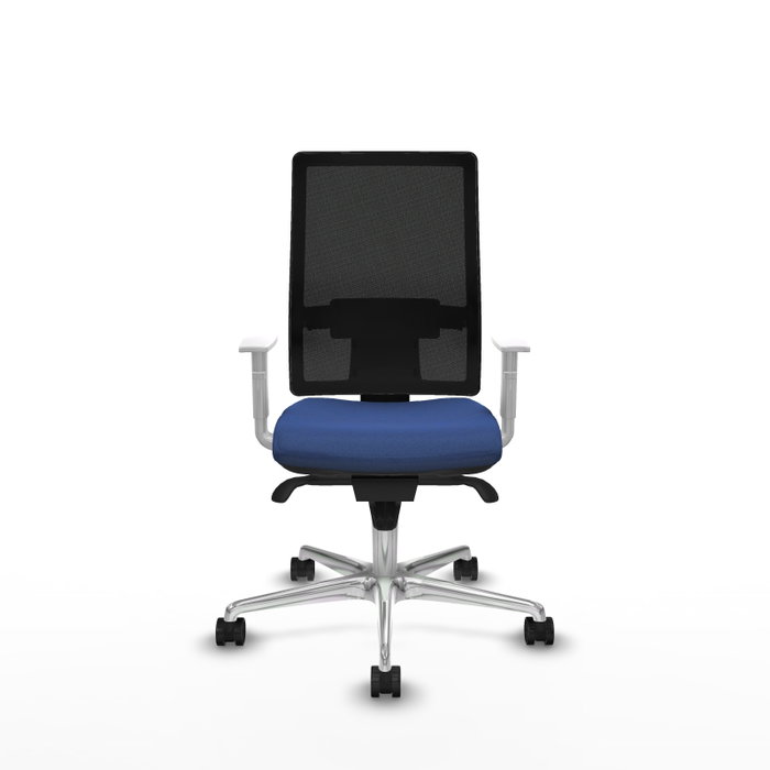 PIQUERAS Y CRESPO Silla de oficina Horna con mecanismo Sincro, Azul marino y Negro PIQUERAS Y CRESPO Silla de oficina Horna con mecanismo Sincro, Azul marino y Negro