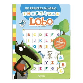 Mis primeras palabras imantadas Lobo, Orianne Lallemand - AUZOU EDITIONS
