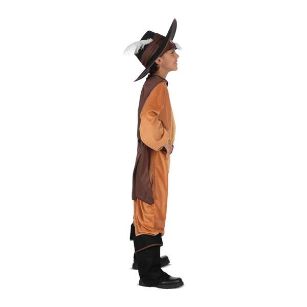 My Other Me Disfraz Gato Con Botas Completo con Sombrero, Máscara, Capa, Mono, Cinturón, Cola y Polainas Talla 10-12 Años