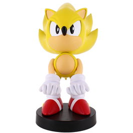 EXQUISITE GAMING Cable Guy Soporte Sujeción Figura Sub Super Sonic - Sonic 21cm