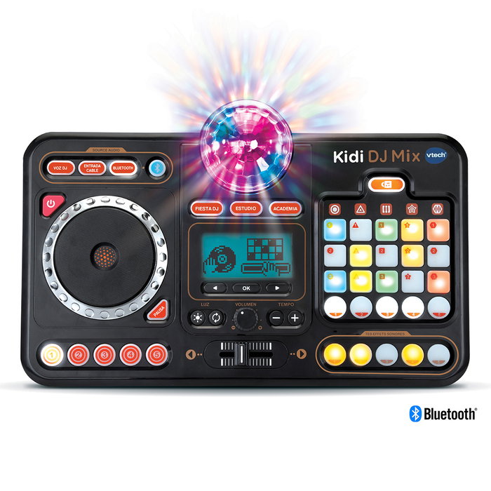 V-Tech Kidi DJ Mix Mesa de Mezclas Musical para Niños +6 Años, 15 Canciones, Bluetooth, Español, Modelo 80-547322 V-Tech Kidi DJ Mix Mesa de Mezclas Musical para Niños +6 Años, 15 Canciones, Bluetooth, Español, Modelo 80-547322
