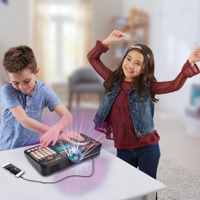 V-Tech Kidi DJ Mix Mesa de Mezclas Musical para Niños +6 Años, 15 Canciones, Bluetooth, Español, Modelo 80-547322 V-Tech Kidi DJ Mix Mesa de Mezclas Musical para Niños +6 Años, 15 Canciones, Bluetooth, Español, Modelo 80-547322