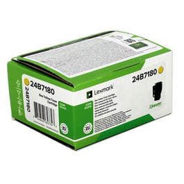 Lexmark 24B7180 Cartucho de Tóner Amarillo