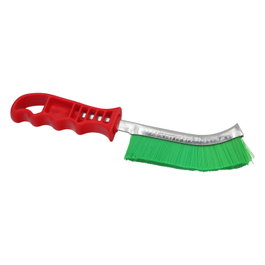 WOLFPACK LINEA PROFESIONAL Cepillo Manual P.V.C. con Mango de Plástico Rojo
