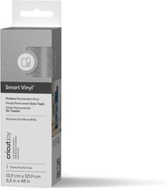 Cricut Smart Vinyl Permanent Joy - 14 x 122 cm - 1 Hoja (Plata)