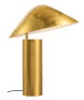 DKD Home Decor Lámpara de Sobremesa Metal Dorado con Sombrero