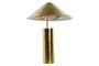 DKD Home Decor Lámpara de Sobremesa Metal Dorado con Sombrero