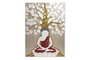 DKD Home Decor Decoración de Pared Buda Árbol Nácar y Resina 70x4x100 cm