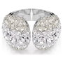 Swarovski Anillo 5701574 Gris Tamaño 55