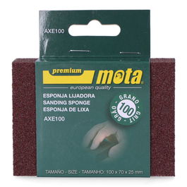 Mota Herramientas Esponja Lijadora Óxido de Aluminio Grano 100 Uso General Pared Metal Madera