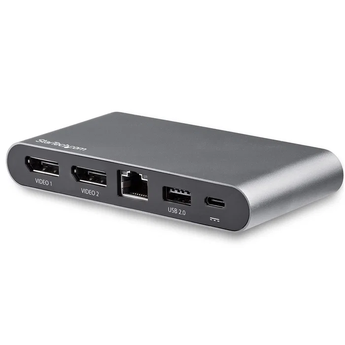 StarTech.com Docking Station USB C para 2 Monitores DisplayPort 4K, 100W Passthrough, GbE, 2 Puertos USB-A, Negro StarTech.com Docking Station USB C para 2 Monitores DisplayPort 4K, 100W Passthrough, GbE, 2 Puertos USB-A, Negro