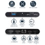 Startech - USB-C Multiport Adapter con Dual Monitor, 2 Puertos DisplayPort 4K y PD, para Windows
