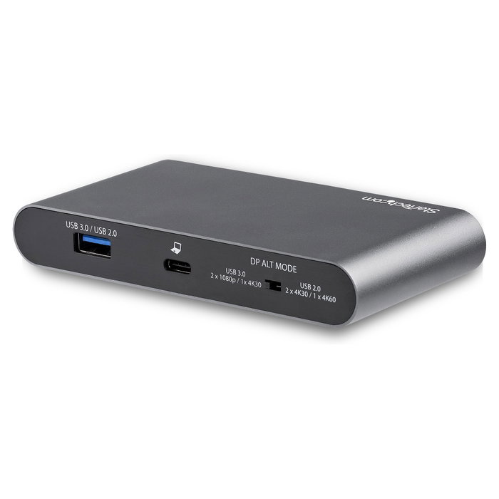 Startech - USB-C Multiport Adapter con Dual Monitor, 2 Puertos DisplayPort 4K y PD, para Windows Startech - USB-C Multiport Adapter con Dual Monitor, 2 Puertos DisplayPort 4K y PD, para Windows