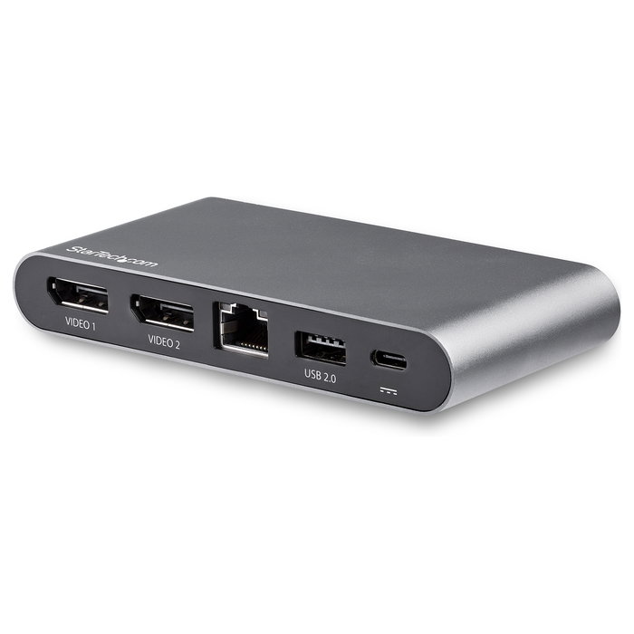 Startech - USB-C Multiport Adapter con Dual Monitor, 2 Puertos DisplayPort 4K y PD, para Windows Startech - USB-C Multiport Adapter con Dual Monitor, 2 Puertos DisplayPort 4K y PD, para Windows