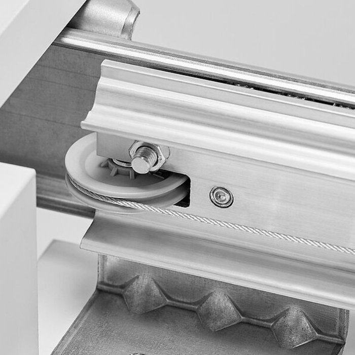 POTTKER Guía Extensible Kombi 47 H64 Mesa Bidireccional con Freno 580mm para 1 Tablero POTTKER Guía Extensible Kombi 47 H64 Mesa Bidireccional con Freno 580mm para 1 Tablero