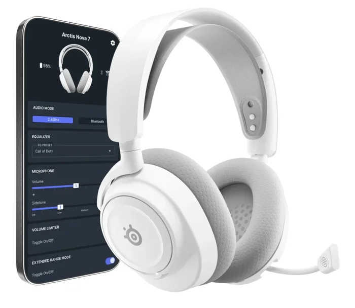 SteelSeries Arctis Nova 7P Gen 2 Auriculares Inalámbricos Blanco SteelSeries Arctis Nova 7P Gen 2 Auriculares Inalámbricos Blanco