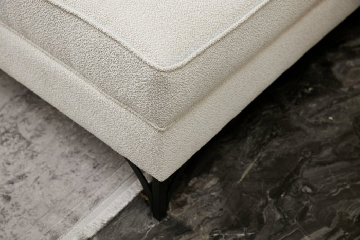 Atelier Del Sofa Berlin Right Sofá Esquinero Crema Dorado 258cm Atelier Del Sofa Berlin Right Sofá Esquinero Crema Dorado 258cm