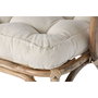 DKD Home Decor Silla de Ratán y Bambú Natural y Beige