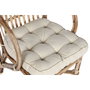 DKD Home Decor Silla de Ratán y Bambú Natural y Beige