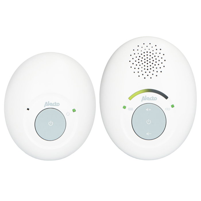 Alecto Monitor de Bebé DECT con Full ECO Mode, Blanco/Azul