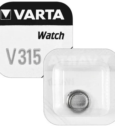 Varta 48029 Pila de Botón Óxido de Plata 1.55V SR67 / 315, Batería para Reloj, 1 Unidad
