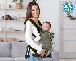 KioKids Portabebés Ergonómico Evolutivo Verde +0 meses