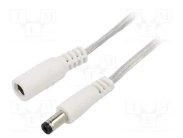 BQ CABLE Cable de alimentación plano DC 5,5/2,1 de 5m