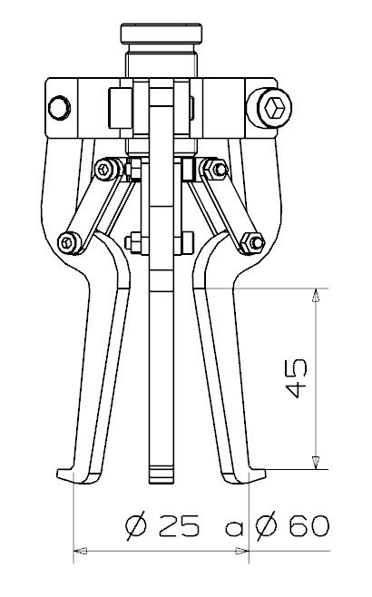 Forza Extractor Interior y Exterior Serie 4702 con Barra de Impacto