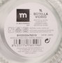 La Mediterranea Botella de Vidrio Redonda con Tapa de Metal Wood 1L (24 Unidades)