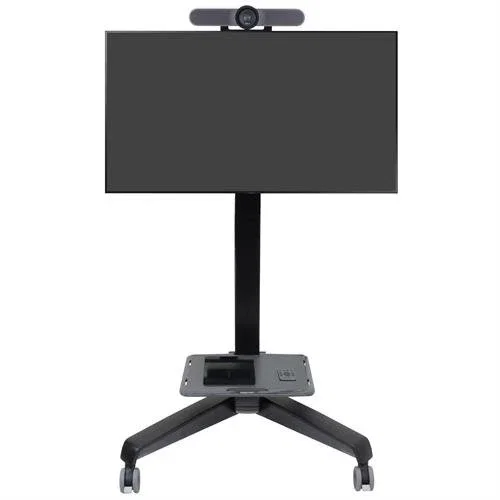 Ergotron Neo-Flex Mobile MediaCenter VHD Carro Multimedia para Pantalla Plana con Rotación Vertical-Horizontal, Inclinación de 20°, Ajuste en Altura - 24-191-085