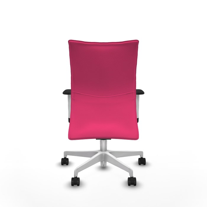 PIQUERAS Y CRESPO Silla Albacete Confidente Rosa con Mecanismo Sincro y Brazos ByN PIQUERAS Y CRESPO Silla Albacete Confidente Rosa con Mecanismo Sincro y Brazos ByN