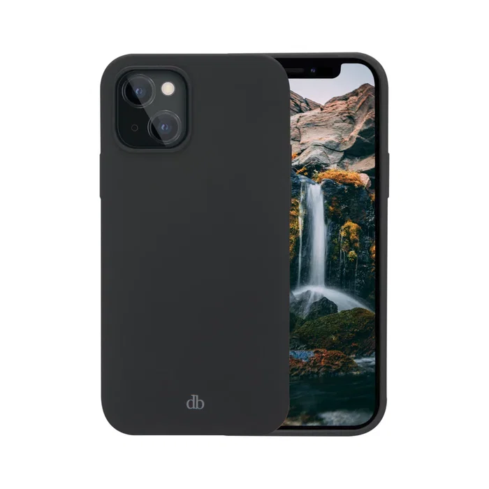 Dbramante1928 - Funda Monaco para iPhone 13 mini 5.4" (13.7 cm) - Negro - Plástico reciclado - Resistente a impactos y carga inalámbrica