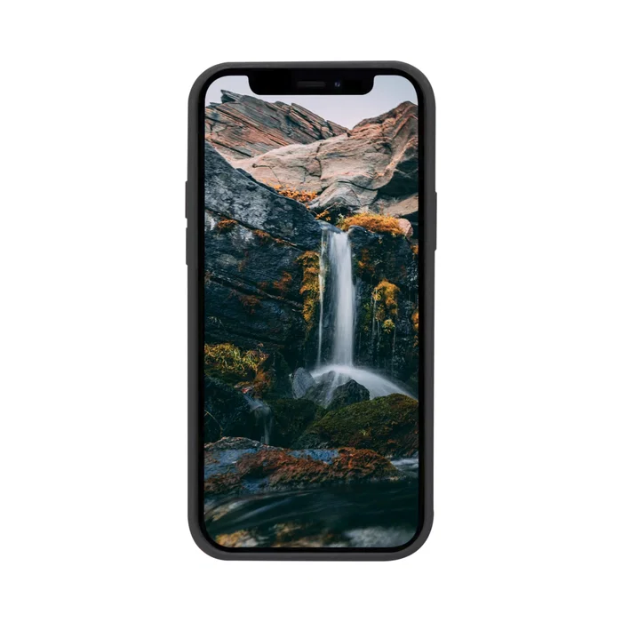 Dbramante1928 - Funda Monaco para iPhone 13 mini 5.4" (13.7 cm) - Negro - Plástico reciclado - Resistente a impactos y carga inalámbrica