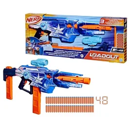 Nerf HASG15804N0 Loadout Galactic Commander, Lanzador de Dardos de Espuma Motorizado, 3 Accesorios y 48 Dardos Nerf N1, a partir de 8 años