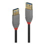 Lindy Cable de Extensión USB 3.2 Gen 1 Anthra Line 3m Negro