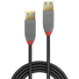 Lindy Cable Extensión USB 3.2 Tipo A Macho a Hembra 3m 5Gbps Anthra Line