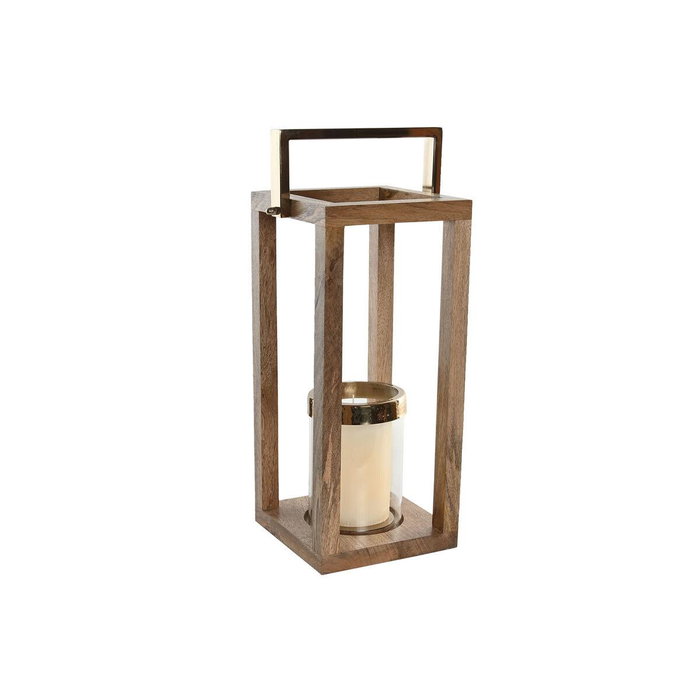 DKD Home Decor Portavela Vintage Marron 25 x 54 x 25 cm