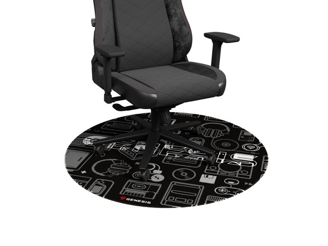 GENESIS Tellur 300 Gear Alfombra para Silla Redonda, 1000 mm GENESIS Tellur 300 Gear Alfombra para Silla Redonda, 1000 mm