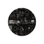 GENESIS Tellur 300 Gear Alfombra para Silla Redonda, 1000 mm