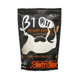 NUTRISPORT B10 Pump Effect 400g - Suplemento Pre-Entreno para Retrasar Fatiga Muscular y Aumentar Potencia
