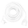Silver - Cable Prolongador de Corriente 10 m Blanco, 1.5mm², 3500W, 16A, 250V, H05VV-F, Caucho y Cobre, Certificado VDE/GS/CE, para Interior