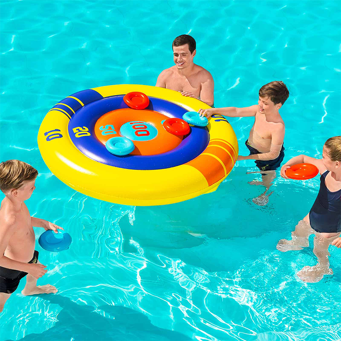 Bestway Juego Flotante Lanza Hinchable Discos D140 cm +3 Años Piscina 52566 Bestway Juego Flotante Lanza Hinchable Discos D140 cm +3 Años Piscina 52566