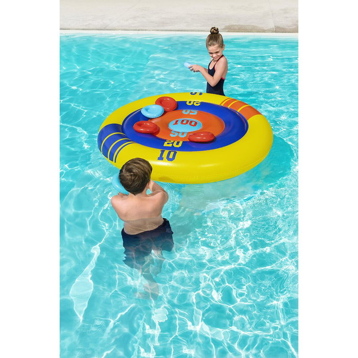 Bestway Juego Flotante Lanza Hinchable Discos D140 cm