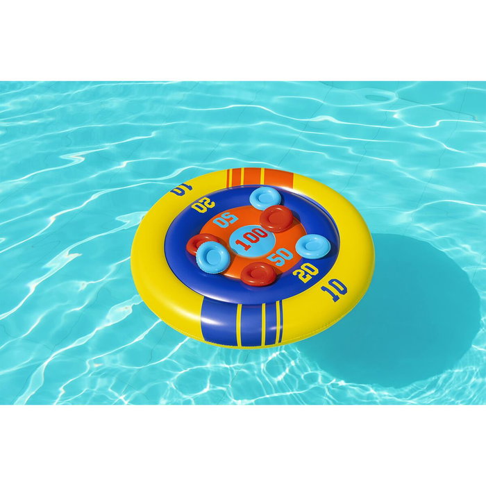 Bestway Juego Flotante Lanza Hinchable Discos D140 cm