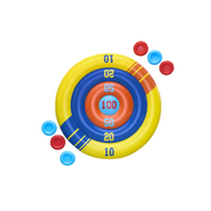 Bestway Juego Flotante Lanza Hinchable Discos D140 cm