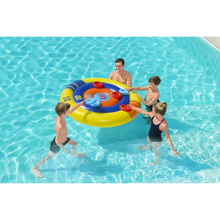 Bestway Juego Flotante Lanza Hinchable Discos D140 cm
