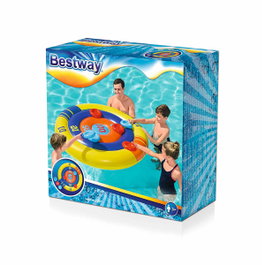 Bestway Juego Flotante Lanza Hinchable Discos D140 cm