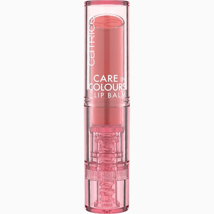 Catrice CARE IN CLOURS Bálsamo Labial #020-Feelin' Pretty con Manteca de Karité y Cacao, Color, Hidratante, 3 g