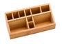 DKD Home Decor Organizador Bambú Natural 9 x 10 x 23 cm 10 Compartimentos